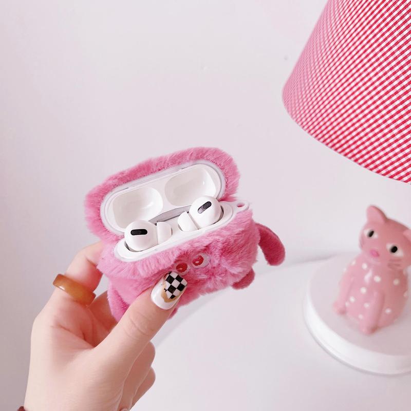 Cute Cartoon Design Earphone Case, Plush Earphone Case, Earphone Protector for AirPods 1 2 3 Pro Pro 2