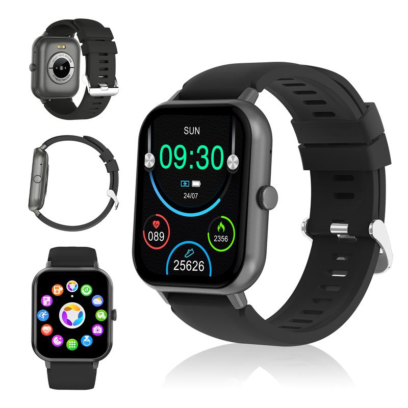 Smart Watch for Women Men with Bluetooth Call,Smart watch with Alexa Built-in,Heart Rate SpO2 Sleep Monitor,IP67 Waterproof,and Smartwatches for iOS&Android Phones