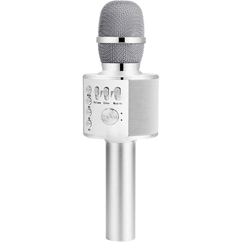 Karaoke Microphone,3-in-1 Portable Handheld Mic Speaker for All Smartphones,Gifts for  Adults All  Q37()