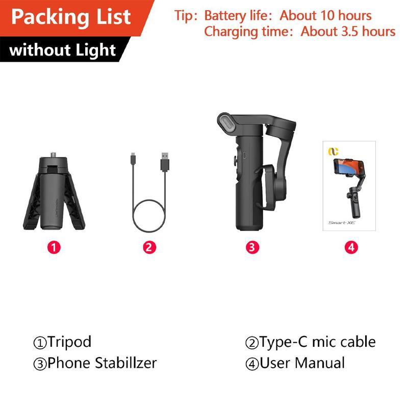 AI Tracking Phone Gimbal Stabilizer, 3-Axis Smartphone Foldable Gimbal for iPhone, Gimbal with Focus Wheel Vlog Stabilizer for iPhone 15 14 Pro Max & Android, Cellphone Accessories Selfie Folding Selfie Folding Selfie Folding