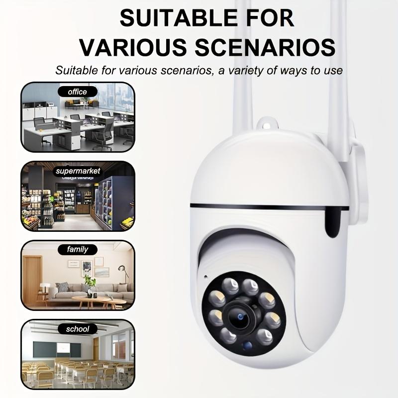 3pc Pack 1080P Camera Outdoor Pro Kit, CCTV Wifi Home Security System Solutions YI IoT 360° PTZ Indoor Protection, Auto Tracking Motion Detection, Color Enhanced Night Vision Wireless 2.4Ghz Connection, Baby Pet Monitor Nanny Cam Family Gift Choices