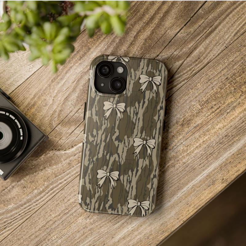 Coquette Camo Phone Case for iPhone 15 Promax Plus Pro 15 14 13 12 11 Xr Xsmax Xs X 8 Plus 8 - Cool Girl Phone Case - Accessories, Cellphone