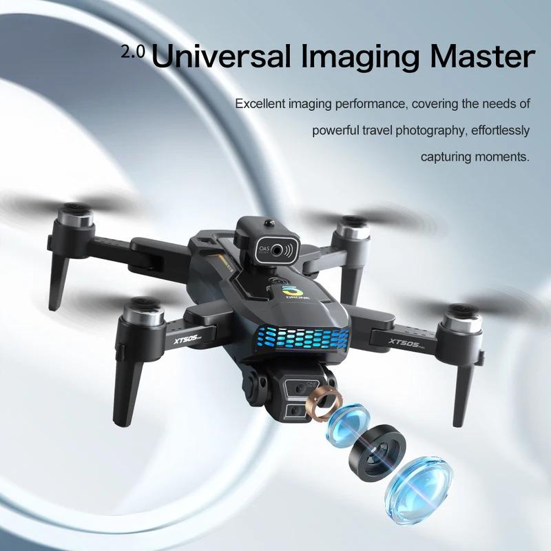 Xt505 RC drone 8K HD Dual Camera GPS 5G WiFi 360 ° obstacle avoid motor optical flow foldable quadcopter toys gifts