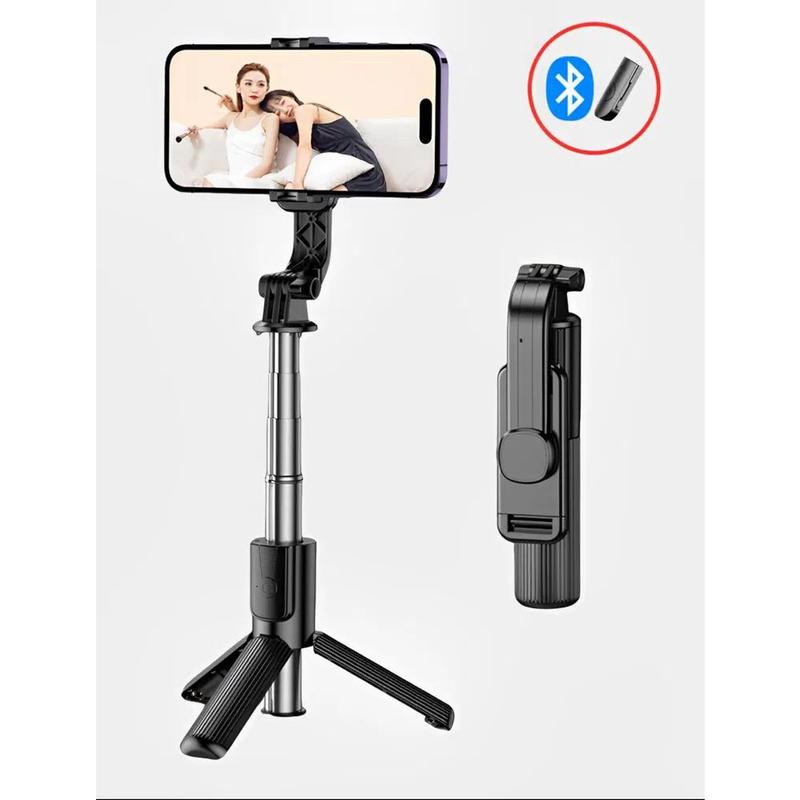 Selfie stick phone holder, expandable phone holder, all-in-one portable tripod, Bluetooth tripod, all-in-one floor extension pole Accessories Mobile