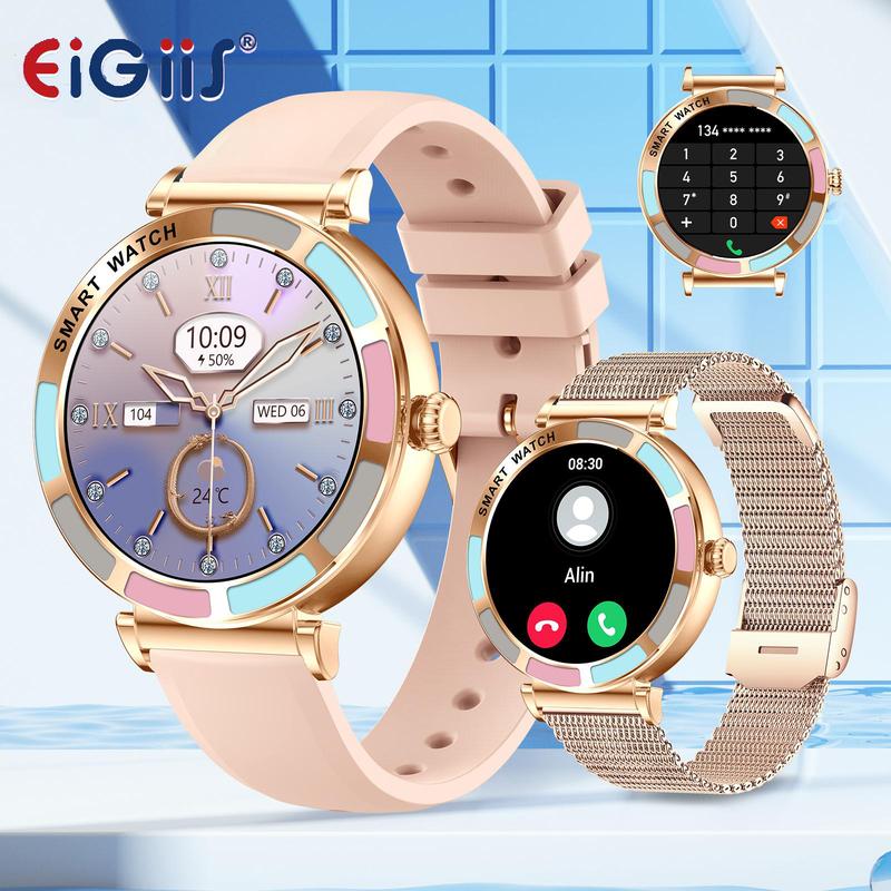 NEW Fashionable And Elegant Smart Sports Watch, Wireless Calling, Message Reminder, Supports Multiple Languages, Girls’ Gift Devices Wearable Smart watch