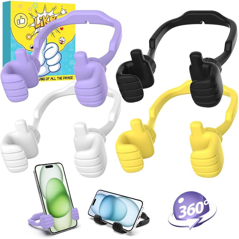 Stocking Stuffers for Teens Boys Adults Kids Thumbs Up Lazy Phone Stand Cell Phone Stand Holder for Desk Funny Women Gifts for Men Christmas Cool Gadget Teenage Boys Girls Him Her Dad Mom Husband Wife