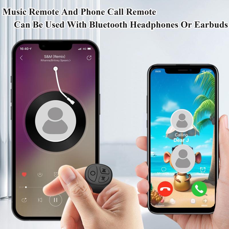 Ring Remote Control, Smart Phone Selfie Bluetooth-compatible Remote Control, Ring Page Turner for Kindle App, Phone Accessories, Smart Page Turning Tool (Not for Kindle Devices)