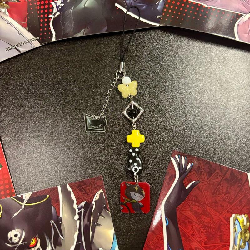 Persona 5 Phone Charms - Cellphone Accessories