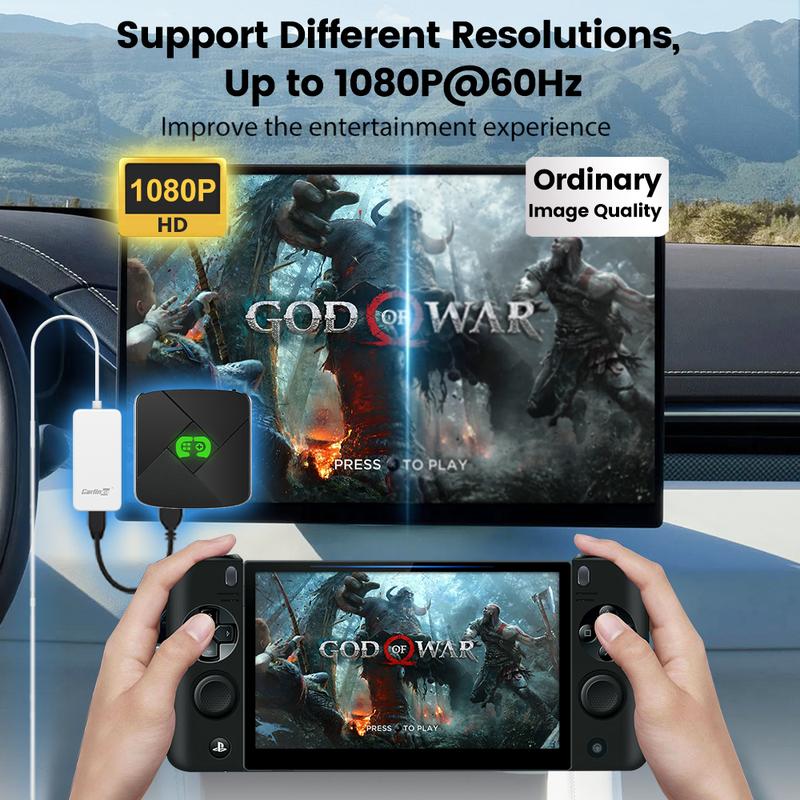 TV Game HDMI Multimedia adapter fit for wired CarPlay, making long trips more enjoyable with entertainment. Plug car Screen hdmi Stick