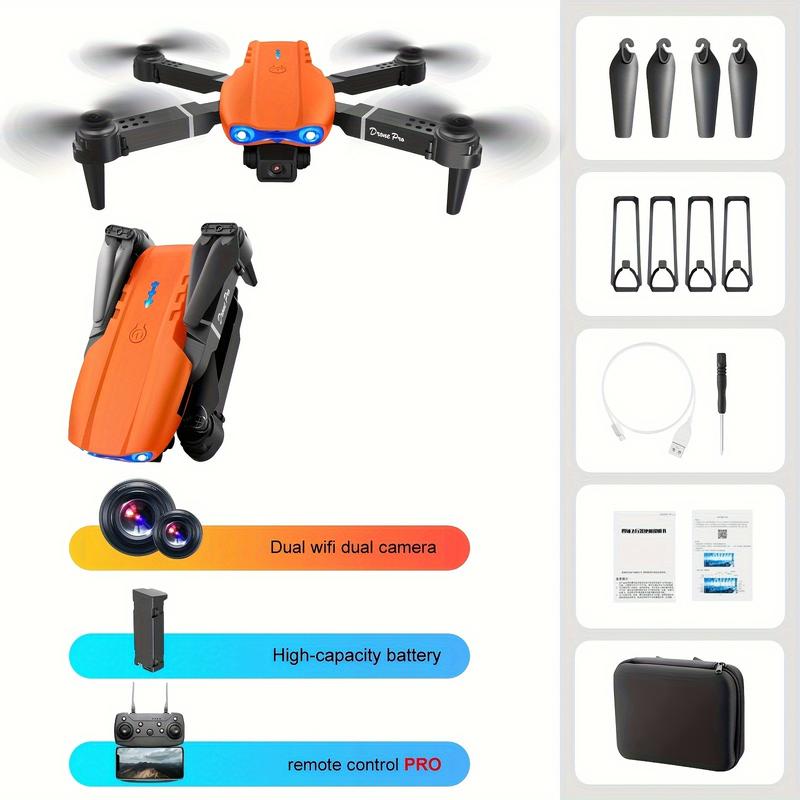 E99 drone with camera, foldable RC drone, remote-controlled drone toy beginner men's gift, affordable indoor and outdoor drone, Christmas, Halloween, Thanksgiving gift