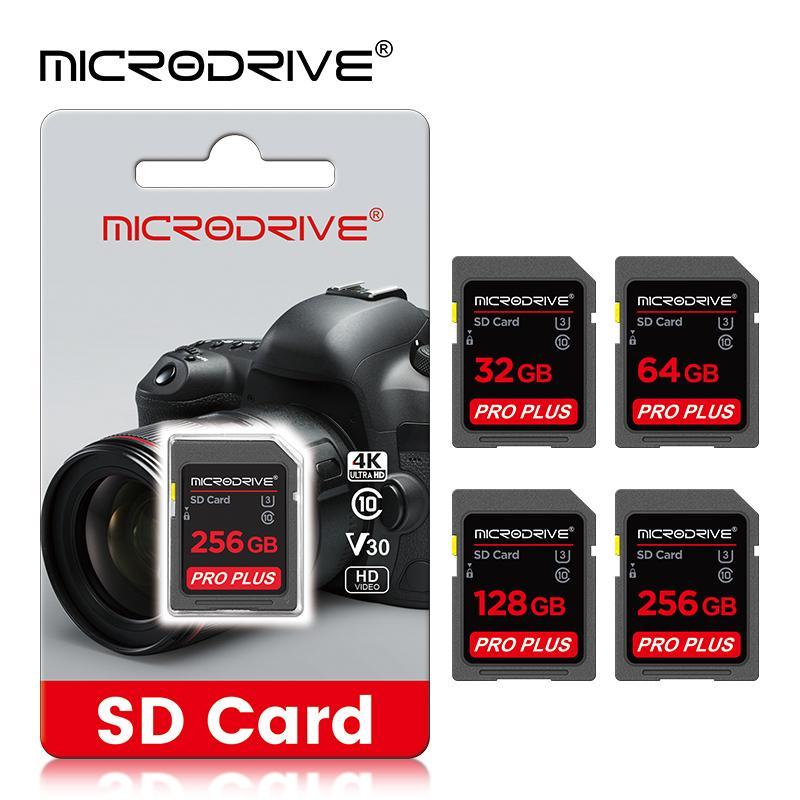 MICRODRIVE SD Card, 16GB 32GB 64GB 128GB SD Card, Camera Accessories for Camera, Smartphone, Tablet, Laptop, Computer