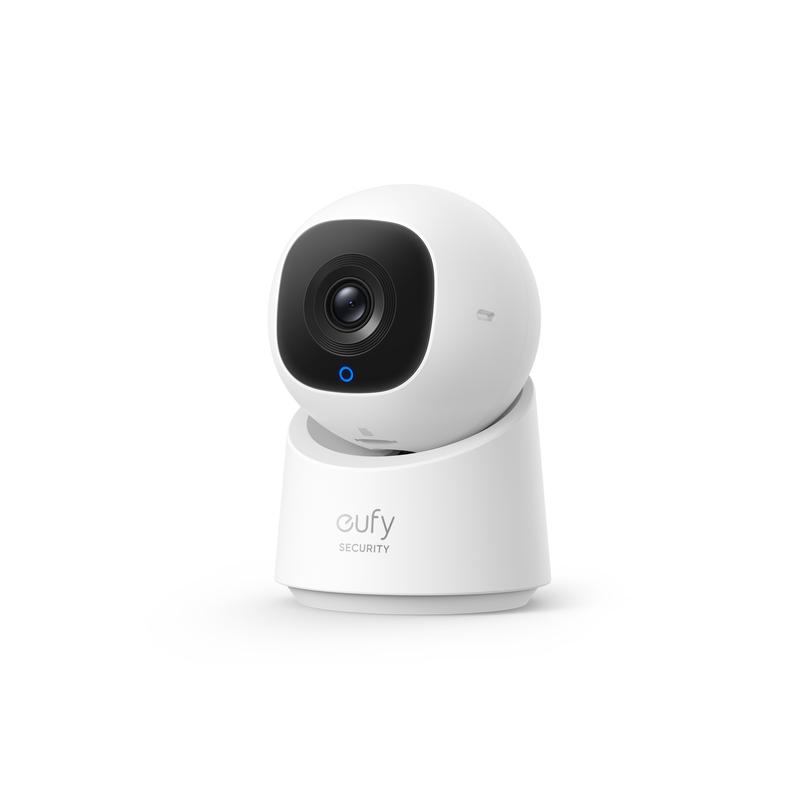 eufy Security Indoor Cam C220 | 2K Resolution Smart Security Camera with 360° coverage, Human Motion Detection, AI Tracking, Compatible with Alexa and Google Assistant, Night Vision