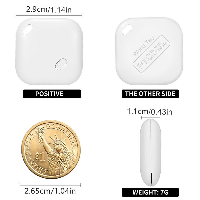 Anti-lost Tracker, Mini Portable GPS Tracker, Smart GPS Tracker, Portable Lightweight Key Finder, Item Finder, Suitable for Keys, Wallets, Luggage