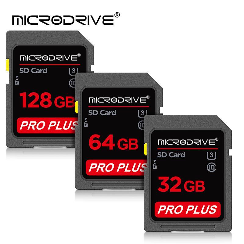 MICRODRIVE SD Card, 16GB 32GB 64GB 128GB SD Card, Camera Accessories for Camera, Smartphone, Tablet, Laptop, Computer