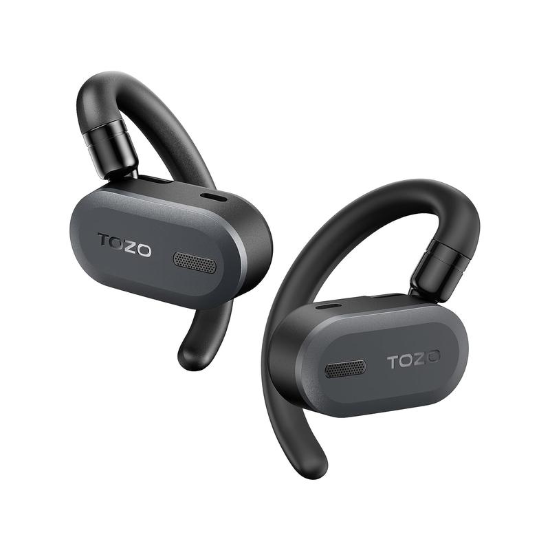 TOZO Open Buds Lightweight True Open Ear Wireless Earbuds with Multi-Angle Adjustment Audio Earphones sport earbuds Headphones Electronic Headset wireless earphone app control open-ear headphone