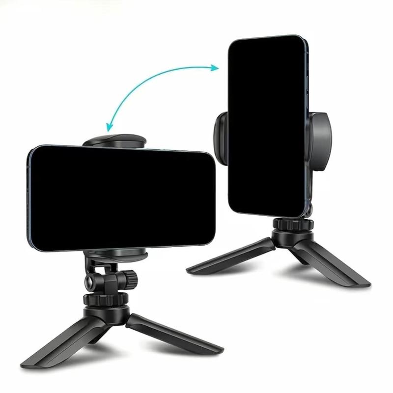 Portable Mini Phone Tripod, Flexible Phone Stand, Phone Selfie Accessories for Live Streaming, Vlogging, Travel, Outdoor