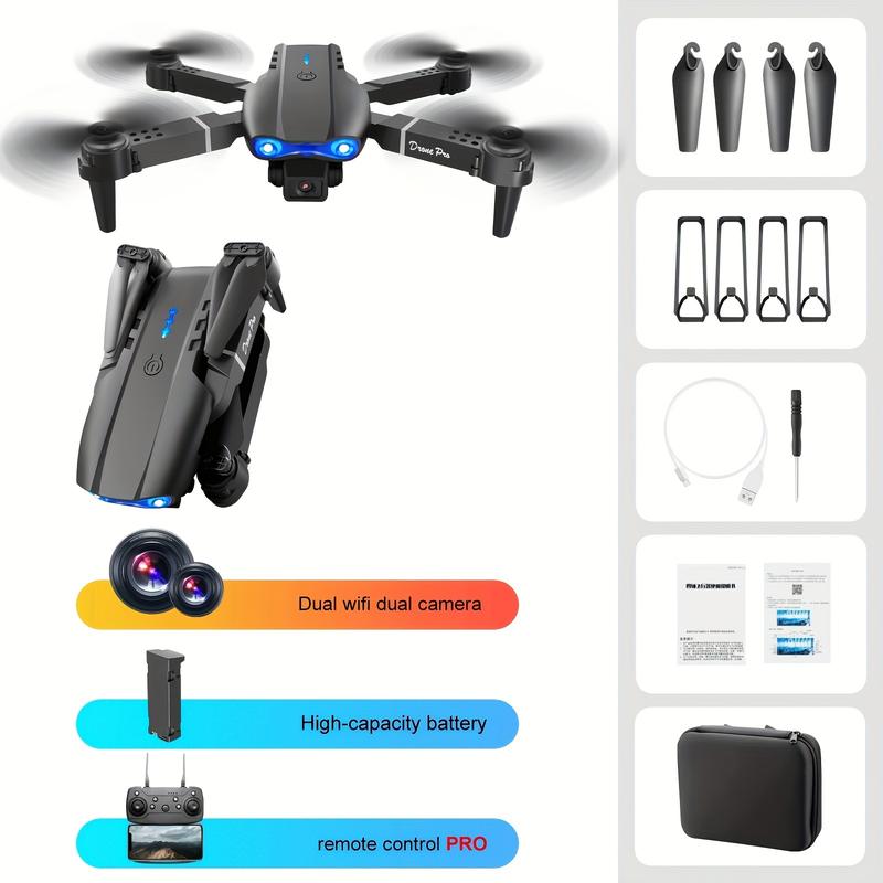 E99 drone with camera, foldable RC drone, remote-controlled drone toy beginner men's gift, affordable indoor and outdoor drone, Christmas, Halloween, Thanksgiving gift