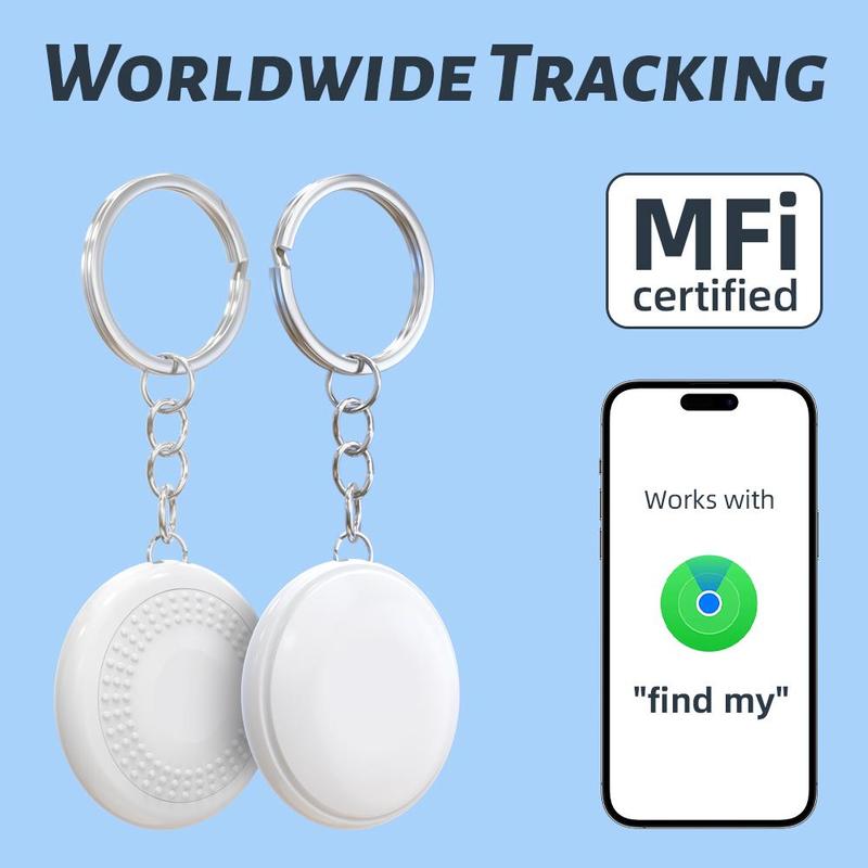 Portable Mini Tracker, Wireless Tracker, Smart Tag Compatible with Find My iOS, Tracker Suitable for Keys, Luggage, Wallets, Handbags, Suitcases