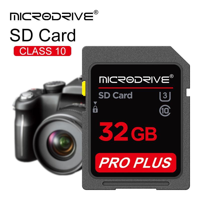 MICRODRIVE SD Card, 16GB 32GB 64GB 128GB SD Card, Camera Accessories for Camera, Smartphone, Tablet, Laptop, Computer