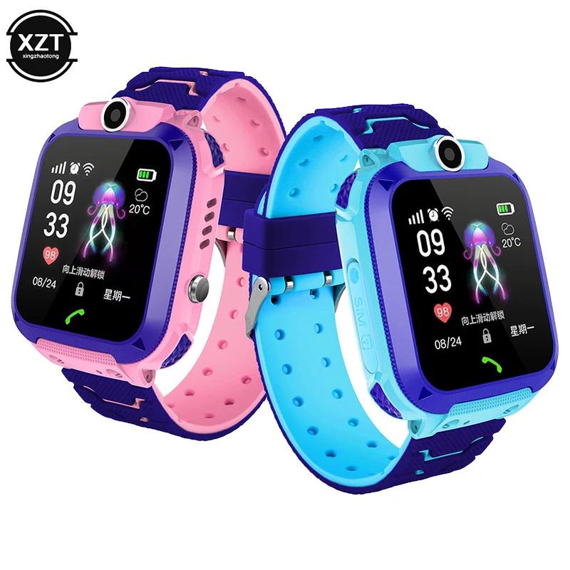 New Q12 waterproof childen's smart watch Sim card lbs location tracker voice chat flashlight childen's smart phone watch Reloj