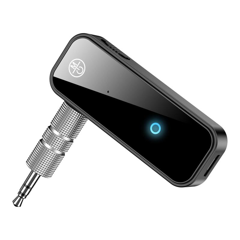 Bluetooth Transmitter Receiver Wireless Adapter: 3.5mm Aux Jack Stereo Audio Input Output - for TV Car Headphone Speakers iPhone PC Car Bluetooth