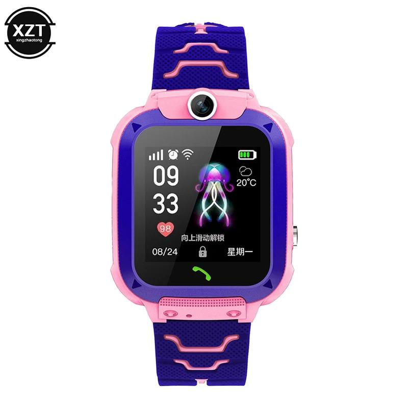 New Q12 waterproof childen's smart watch Sim card lbs location tracker voice chat flashlight childen's smart phone watch Reloj