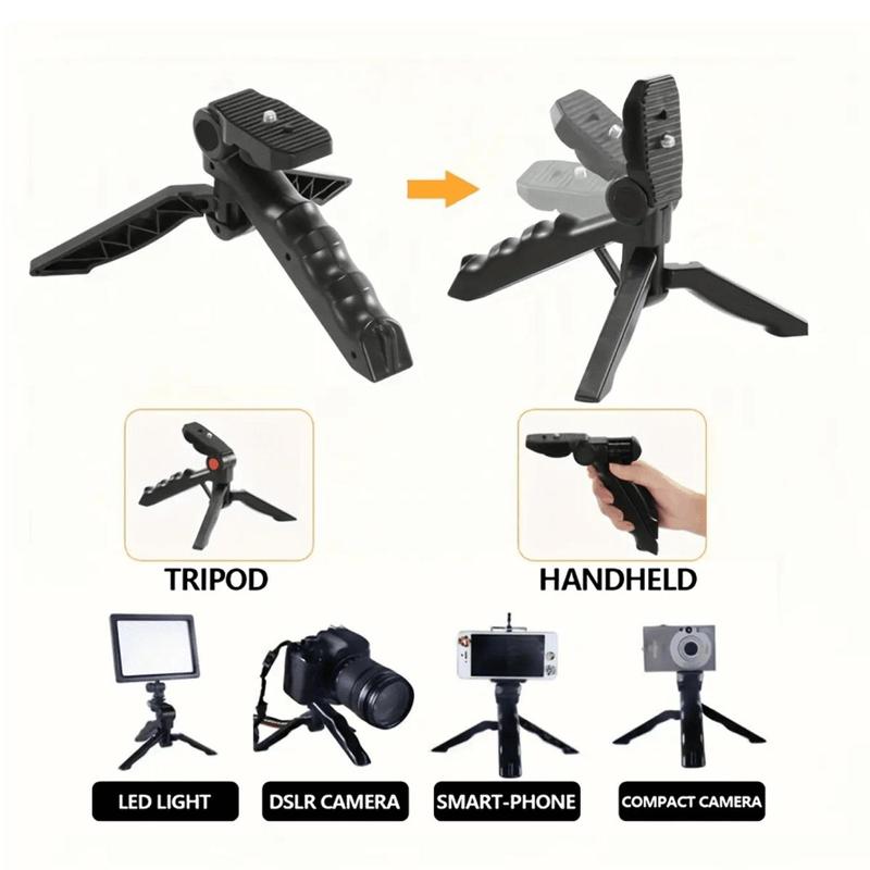 Selfie Light With Tripod Stand & Phone Holder & Microphone, 1 Set Portable Live Streaming Equipment, Including Fill Light, Tripod Stand, Phone Holder & Mic, Suitable for Recording