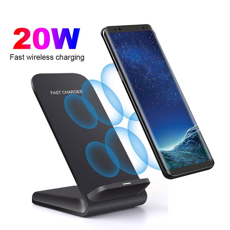 20W Wireless Charger Fast Charging Dock Charging Station for Iphone 16 15 14 13 12 11 X Xs Max Xr 8plus 8 Samsung Galaxy S24 S23 S22 21 S20 S10 S9 charging  dock