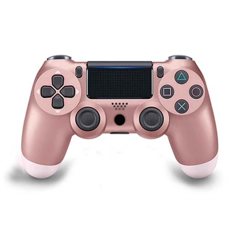 PS4 Black Wireless Controller for PS4 Slim Professional PC with USB Cable 1000mAh Battery Dual Vibration 6-Axis Multi-Touchpad Shared Buttons, Ergonomic Design