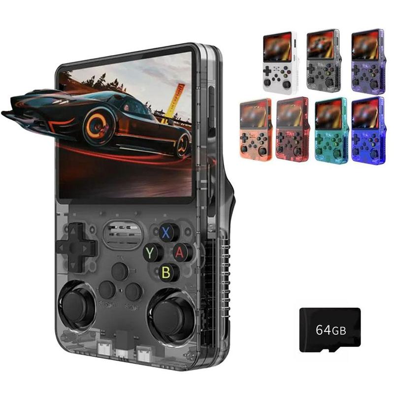 Retro Mini Portable Handheld Game Console with 64GB TF Card, Rechargeable Game Console Supports 15,000+ Games, Linux System, Portable Gaming and Entertainment Device