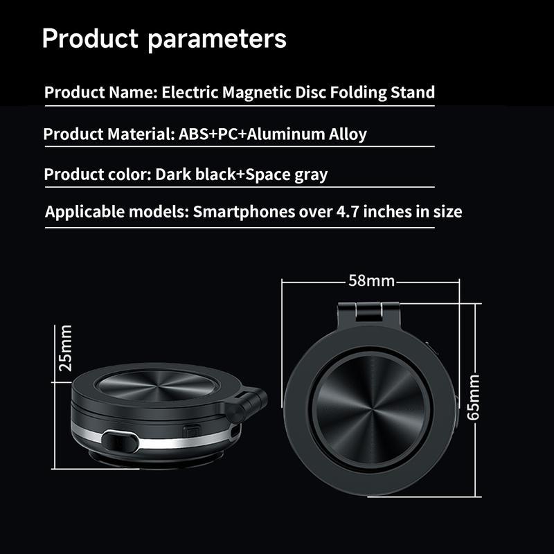 Magnetic Car Phone Holder - 360° Rotatable Smartphone Stand for Car, Truck, SUV