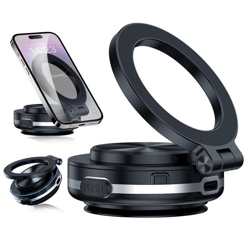 Magnetic Car Phone Holder - 360° Rotatable Smartphone Stand for Car, Truck, SUV