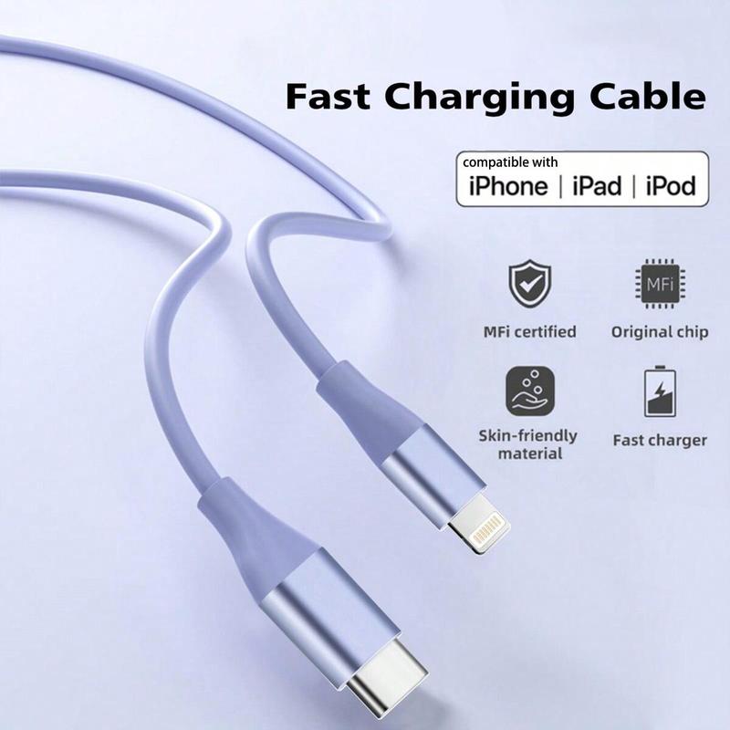 6FT [Apple MFi Certified] Fast Charging Cable Compatible with Apple iPhone 14 13 12 11 Pro Max XR XS X 8 7 6 Plus SE iPad Mini