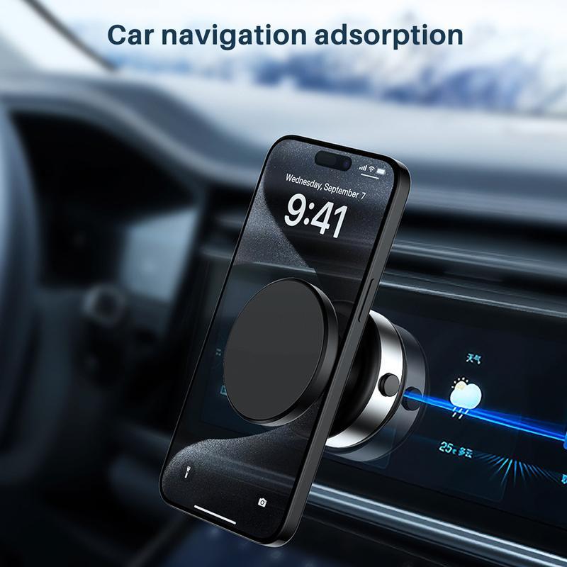 Magnetic Car Phone Holder - 360° Rotatable Smartphone Stand for Car, Truck, SUV