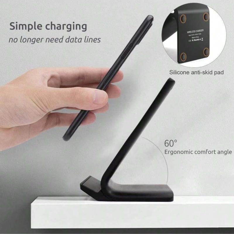 20W Fast Wireless Charger Station for Samsung Galaxy S24 S23 S22 Note 20 10 & Phone Wireless Charging Stand for iPhone16 15 14 13 12  11 XR XS 8