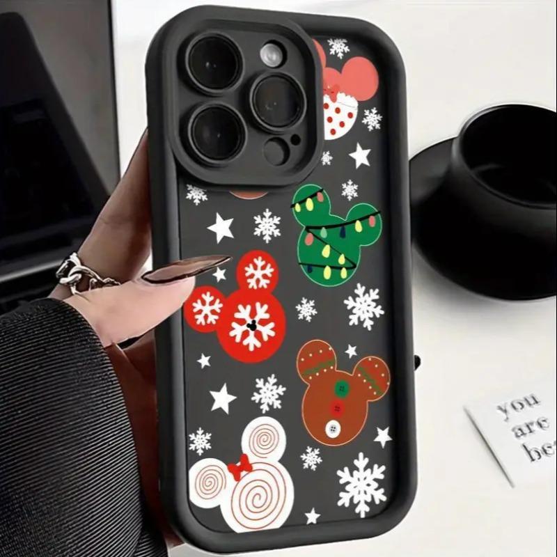 Cartoon Pattern Phone Case, 1 Count Anti-drop Cellphone Protective Case, Total Protective Shockproof Mobile Phone Cover for iPhone 16 Pro Max 15 14 13