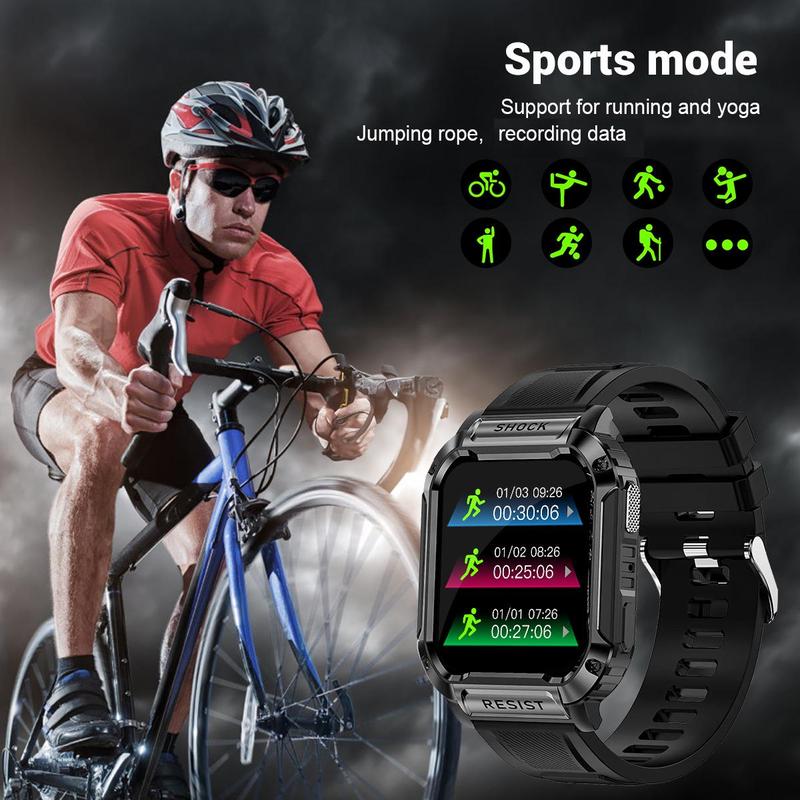 Multifunctional Smart Watch, Digital Watch with Heart Rate Monitoring and Sleep Tracking Functions, Sports Smartwatch for Android & iPhone Smartphones