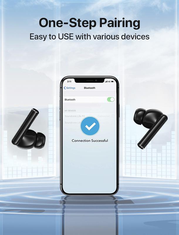 Wintory Wireless Earbuds Bluetooth,Touch Screen  Wireless Earphone with Mic,Active Noise Cancelling in-Ear Bluetooth Earphone Audio Electronic Headset