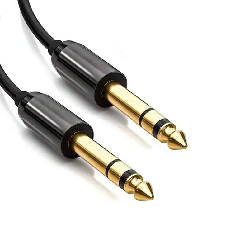 Premium Stereo Audio Cable, Male to Male Stereo Audio Cable, Stereo Audio Adapter, Audio & Video Accessories Compatible with Any Devices with 6.35mm Audio Port