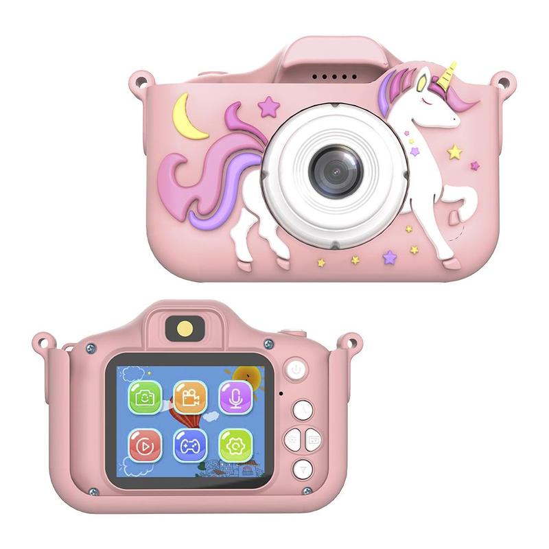 Unicorn Design Camera Toy, 1 Count HD Selfie Camera for Kids, Fun & Educational Selfie Toy for Children, Perfect Gift for Birthday, Christmas Gift