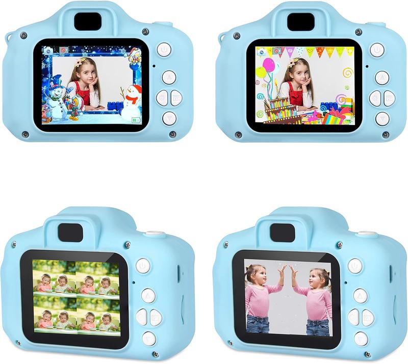 1080p Digital Camera for  with 2.0 Color Display Screen & Micro-SD Card Slot for Children - 32GB SD Card Included (Blue)