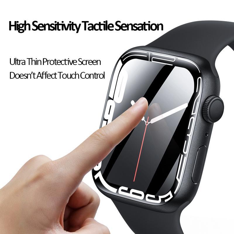 Watch Screen Protector, Anti-scratch HD Clear Watch Screen Protective Film, Shock-resistant Watch Accessories for Apple Watch Series