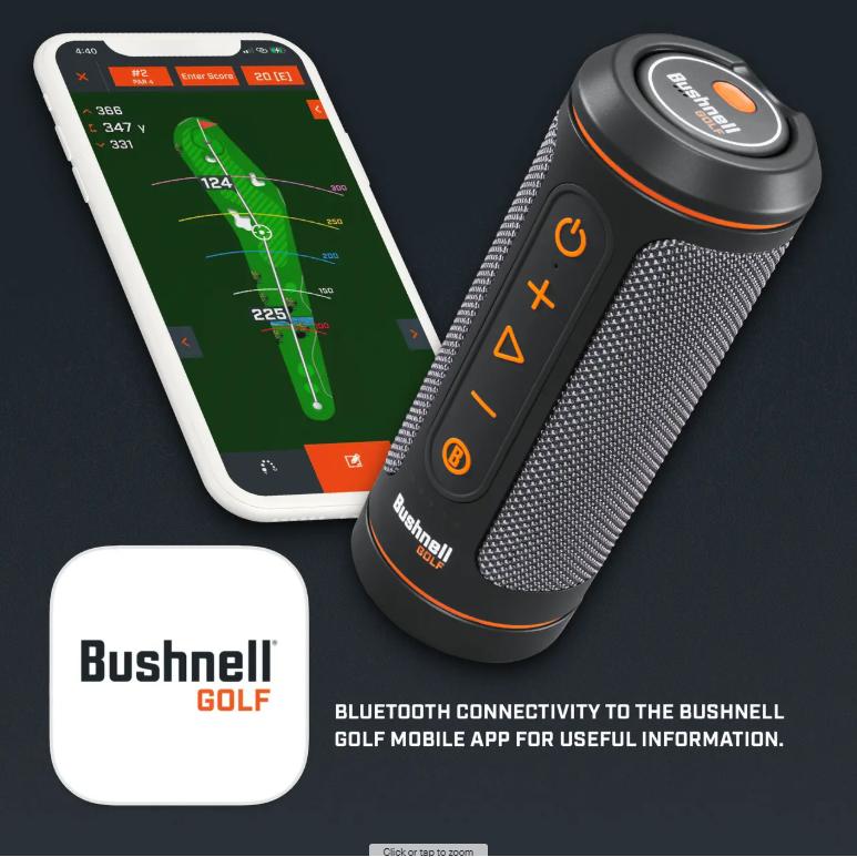 Bushnell Wingman 2 Golf GPS Bluetooth Speaker - Black