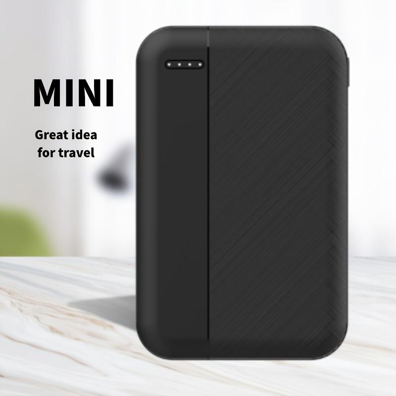 Portable Mini Power Bank, 5000mAh Portable Phone Charger For Mobile Phone, USB Dual Ports Travel Phone Charger, Smartphone Phone Accessories