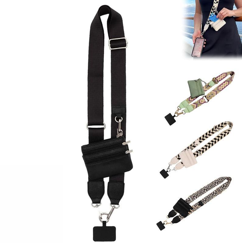 Christmas style，Phone Strap Crossbody Clip and Go Strap forPhone with Wallet Portable Crossbody Beautiful,.Comfortable, Adjustable Phone Strap withZippered Pouch Accessories Card Smartphoneclip and phonelanyard wrist lanyard