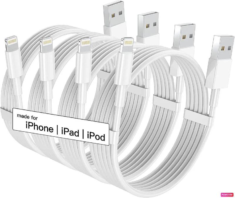 2-PACK Lightning Cable 3 FT USB Data Fast Charging Cable Compatible For Apple iPhone 6 7 8 X 11 12 13 14 MAX lightning  fast