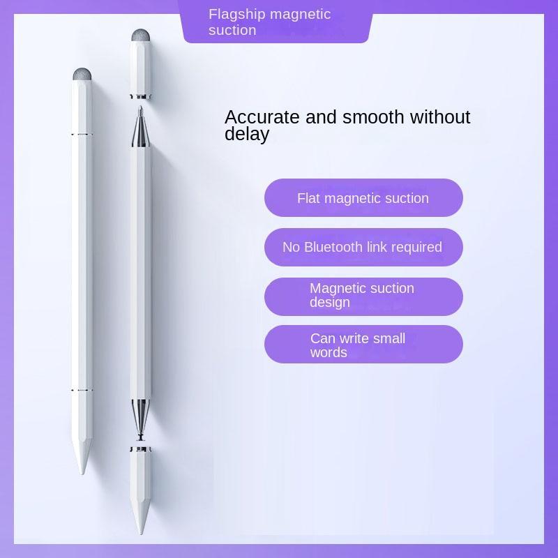 Magnetic Attraction 3-in-1 Tablet Stylus Pen, Universal Touch Screen Pen for Tablets, Multifunctional Stylus Pen for iPad, Tablet, Phone, Compatible with Apple Huawei Xiaomi