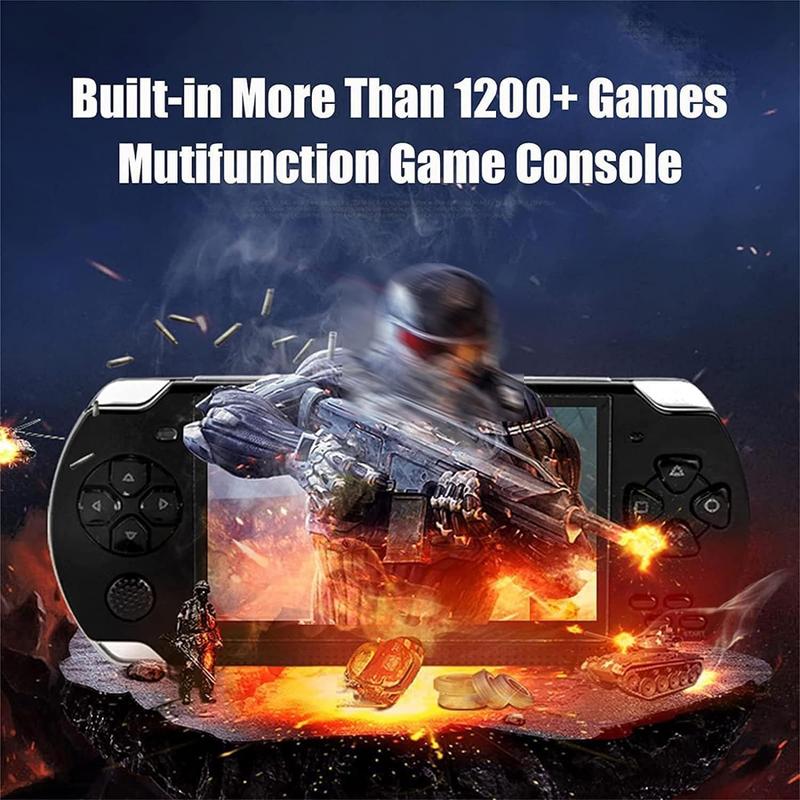 Handheld Game Console, Built-in 1200 Games 4.3