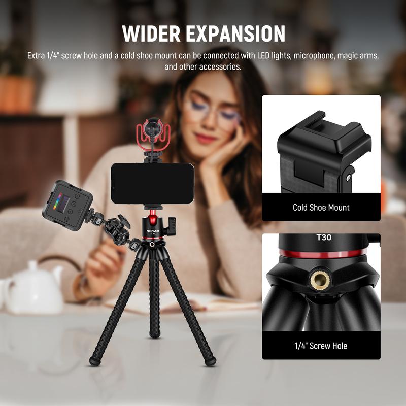 NEEWER T30 Flexible Tripod Kit