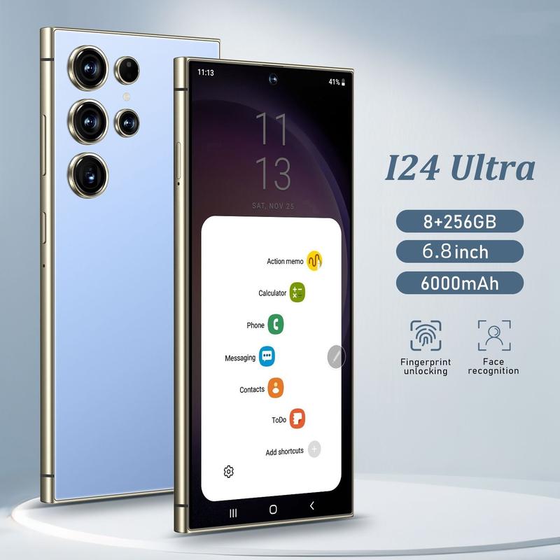 8GB+256GB I24 Ultra Android 13 Smartphone - 6.8